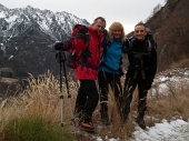 Salita da Zorzone alla CROCE DI ZORZONE (2050 m.) dal Chignol d'Arale in Menna il 30 dicembre 2011  - FOTOGALLERY